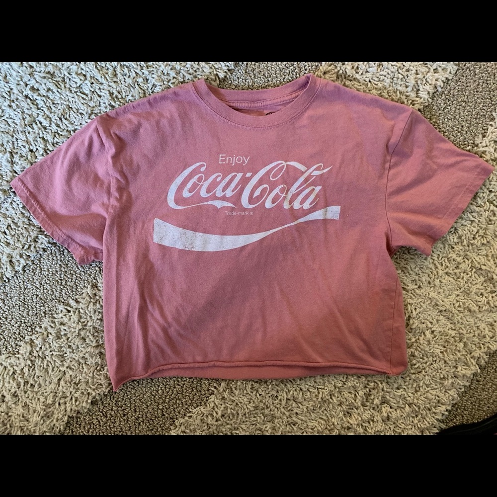 COCA COLA CROPPED T SHIRT!
